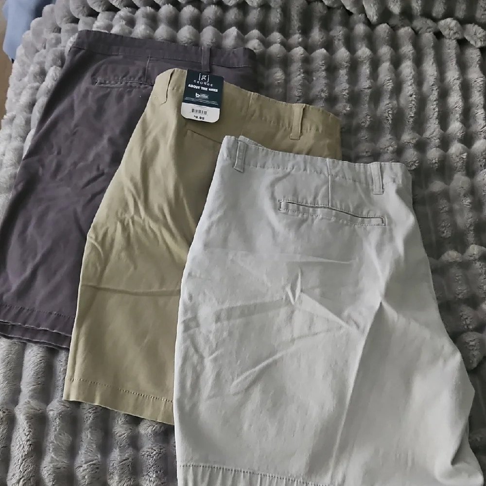 George Men's Chino Pants - Dark Gray, Khaki, Light Gray - Picture 2 of 4